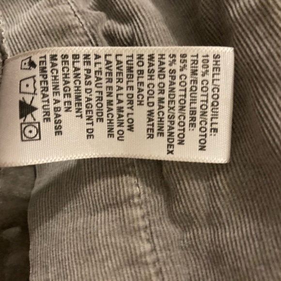 James Perse shirt in jersey/ baby whale corduroy colour taupe - Picture 5 of 6